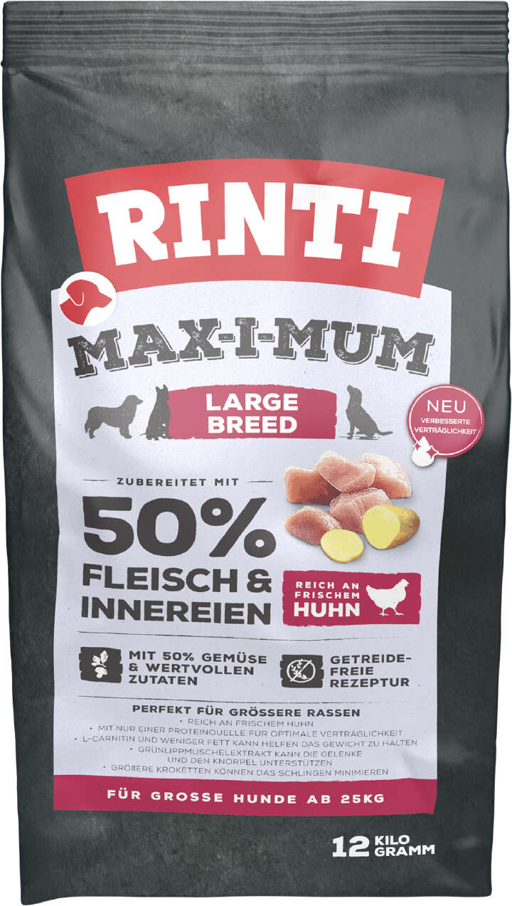 RINTI Hunde-Trockenfutter MAX-I-MUM Large Breed Huhn